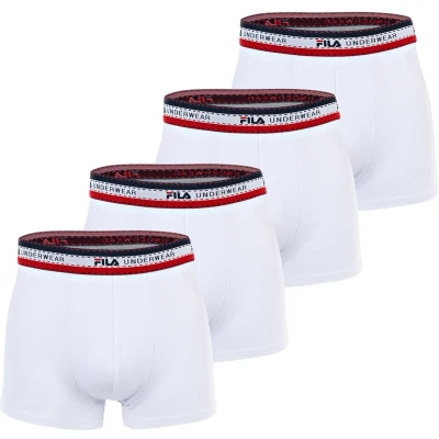 Afbeelding van Fila 4ER PACK Logobund Onderbroeken, Heren, Maat: XXL, Weiß