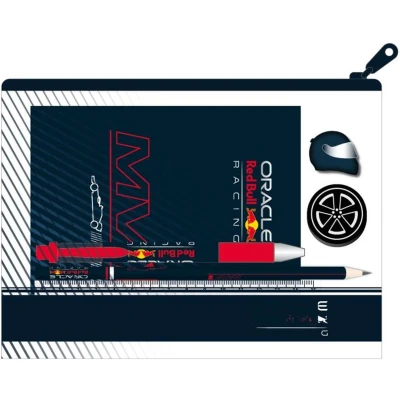 Afbeelding van Undercover Max Verstappen DeLuxe Schrijfset in Etui Multicolor PVC Papier