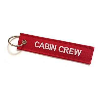 Afbeelding van Cabin Crew/Do Not Remove from Aircraft Luggage Tag Red/White aviamart®