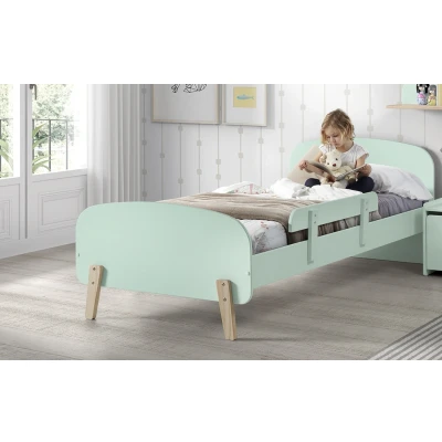 Afbeelding van LUCEVI Kiddy bed + Uitvalbeveiliging Mint Green 90x200 cm