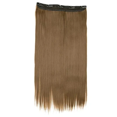 Afbeelding van CAISHA 70cm Clip in Extensions Haarextensies Haarstukje Glad Bruin C57a