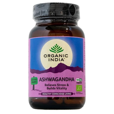 Afbeelding van Organic India Ashwagandha Capsules 90CP