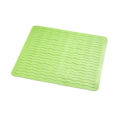 Afbeelding van RIDDER Douchemat, douchemat ca. 54 x cm, Playa, groen, allergievriendelijk, Made in Germany, duurzaam, recyclebaar, wasbaar, PVC vrij