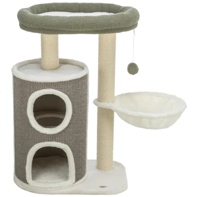 Afbeelding van Trixie krabpaal dante wit / groen grijs 57X38X86 CM