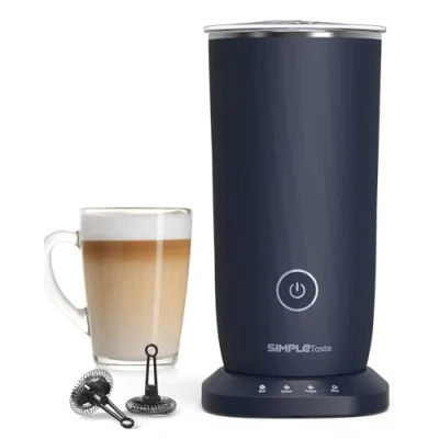 Afbeelding van SIMPLETASTE Melkopschuimer, automatische warm en koudschuimmaker melkverwarmer