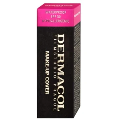 Afbeelding van Dermacol Full Coverage foundation, 13 g, vloeibare make up mat foundation met SPF 30, waterdichte voor vettige huid, acne en kringen rond de ogen, langdurige upproducten, schaduw