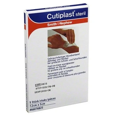 Afbeelding van Cutiplast Steriel 7.2 X 5cm, 5 stuks