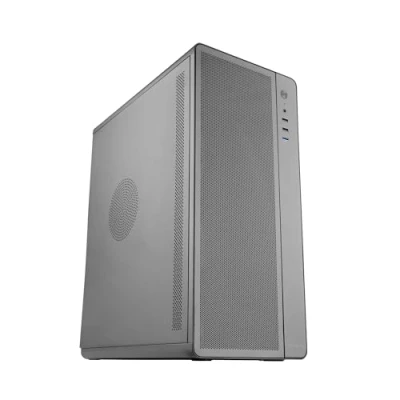 Afbeelding van Mars Gaming Tacens AERO,ATX PC Behuizing, Robuuste Metalen Constructie met Voorrooster,1x Ultra Stille Achterventilator 120mm,Ondersteuning voor tot 3x Voorventilatoren,Gaming Mid Tower,USB 3.0, Zwart