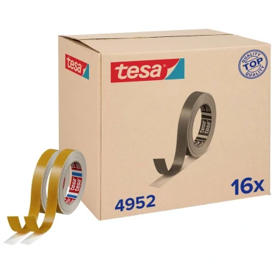 Afbeelding van tesa tesafix 4952 04952 00002 00 Dubbelzijdige tape Wit (l x b) 50 m 19 mm 16 stuk(s)