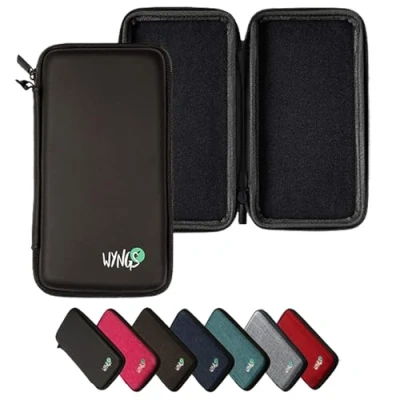 Afbeelding van WYNGS Zwarte beschermhoes voor rekenmachine TI BA II Plus Professional