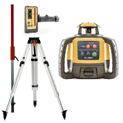 Afbeelding van Topcon RL H5A Bouwlaser Incl. LS 100D Milimeter Ontvanger, Statief &amp; Baak