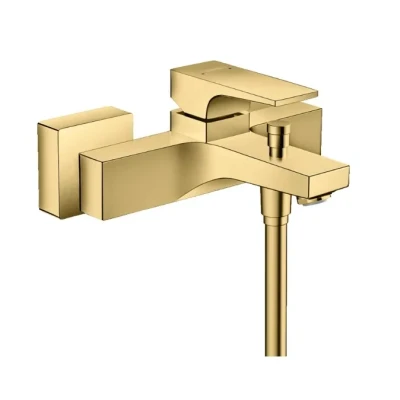 Afbeelding van Hansgrohe Metropol 1 greeps badmengkraan opbouw Polished Gold