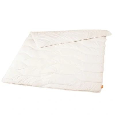 Afbeelding van sleepling Scheerwol zomerdeken overtrek 100% katoen licht dekbed 200 x cm, wit