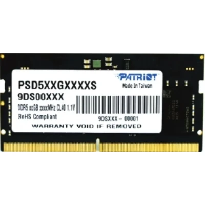 Afbeelding van Patriot Memory Signature PSD58G480041S geheugenmodule 8 GB 1 x DDR5 4800 MHz