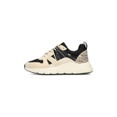 Afbeelding van Posh by Poelman Carocel Sneaker Sneakers laag, Dames, Maat: 36, Black with combination Kunststof