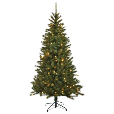 Afbeelding van Black Box Trees Kingston Kerstboom Led Groen Groen&amp;Groen Kunstgroen 185 cm