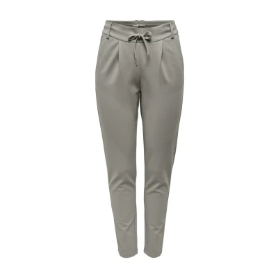 Afbeelding van ONLY regular fit pantalon ONLPOPTRASH grijs