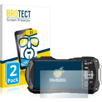 Afbeelding van BROTECT Screenprotector voor Ricoh WG 80 Folie Beschermfolie transparant (2 Stuks)