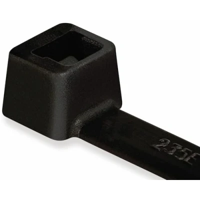 Afbeelding van Hellermann Tyton T80L kabelbinders (polyamide, zwart, 11 cm, 1 kop/kop, 39 4,7 mm)