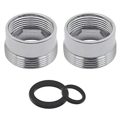 Afbeelding van Kraan Adapter SENRISE 2 STKS Beluchter Connector Massief Metalen Keuken Tap voor Waterzuiveraar (18mm Vrouwelijk naar 22mm Mannelijk)