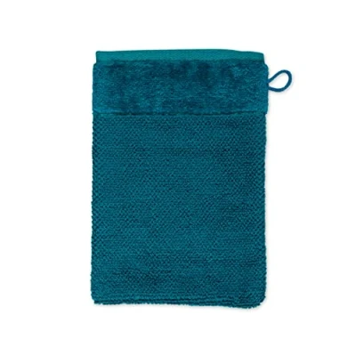 Afbeelding van möve Bamboo Luxe washandje 15 x 20 cm van 60% katoen / 40% viscose bamboecellulose, deep lake
