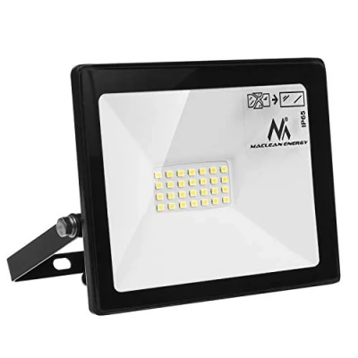 Afbeelding van LED slim 20W, 1600lm neutraal witte schijnwerper (4000K) Maclean Energy MCE520 NW, IP65, PREMIUM