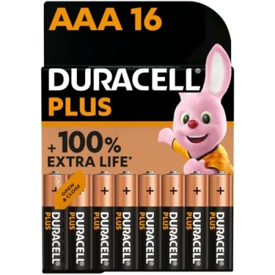 Afbeelding van Batterij Duracell Plus 16xAAA