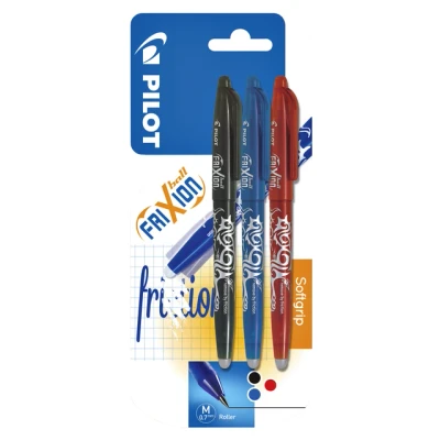 Afbeelding van Rollerpen Pilot Frixion assorti 0.35mm blister à 3 stuks