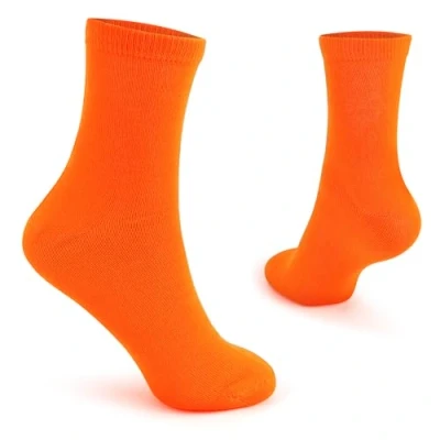 Afbeelding van The Glowhouse Heren neon teddy jongens sokken Rock N Roll 60s 70s 80s Fancy Dress Sokken, Oranje, 40 45 EU