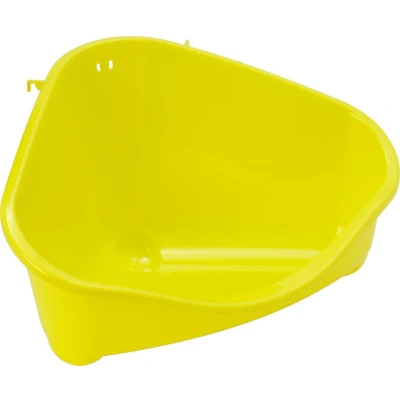 Afbeelding van Moderna plastic knaagdier /kittentoilet met haak yellow Gebr. de Boon