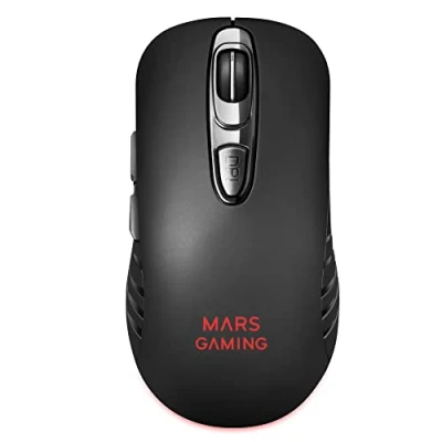 Afbeelding van Gaming muis met led Mars MMW2 3200 DPI Zwart