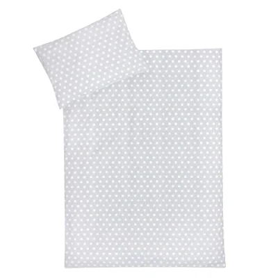Afbeelding van Julius Zöllner Kinderbeddengoed, 100% katoen, Öko Tex Standard 100, made in Germany, mt. 100x135 + 40x60 cm, stergrijs