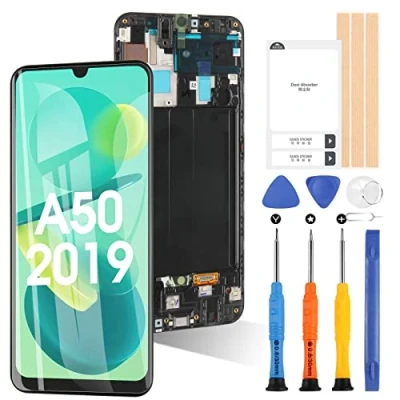 Afbeelding van Scherm voor Samsung Galaxy A50 SM A505FN/DS A505FD A505F A505A A505 OLED LCD Display Touchscreen Digitizer Reserveonderdelen Reparatie met gereedschap (niet A50s)