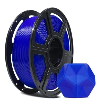 Afbeelding van FLASHFORGE PLA PRO filament 3D printerfilament, 1,75 mm, 1 kg spoel, maatnauwkeurigheid +/ 0,02 mm voor FDM printers, betere taaiheid en geen knopen (blauw)