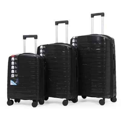 Afbeelding van Kofferset 3 delig silver hardshell verrijdbaar ROYAL SWISS REISKOFFER