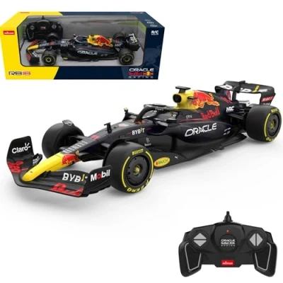 Afbeelding van Oracle Red Bull Racing F1 RC RB18 Auto met afstandsbediening, schaal 1:18, 2,4 GHz, op afstand bestuurde auto, officieel gelicentieerde RB overleven in de race
