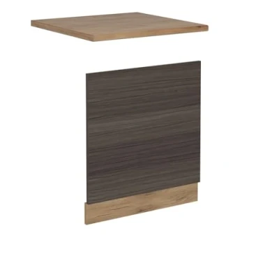 Afbeelding van Livinity Frontpaneel R Line, grijs/wit, 60 cm, AP eiken