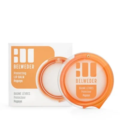 Afbeelding van BELWEDER Lippenbalsem Papaya Beschermer 5.5 ml Bescherming, Hydratatie en Regeneratie van de lippen Transparante balsem voor mannen vrouwen