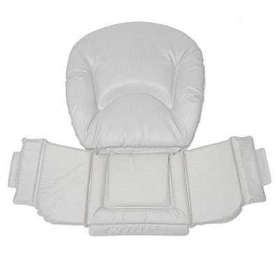 Afbeelding van Foppapedretti Gewatteerd zitkussen, origineel reserveonderdeel voor kinderstoel, van zachte badstof met PVC coating, hygiënisch, wasbaar en anatomisch, comfortabele pasvorm, gestippeld