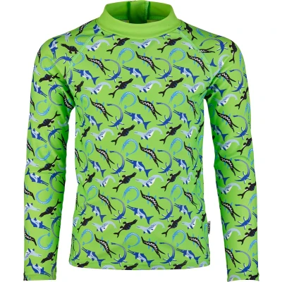 Afbeelding van BECO ocean dinos rashguard suit voor kinderen groen maat 152 158
