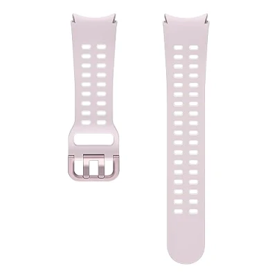 Afbeelding van Original Sport Band Extreme M/L voor de Galaxy Watch 6 / Classic 5 Pro Lavender White Samsung bandje Siliconen En TPU (zacht)