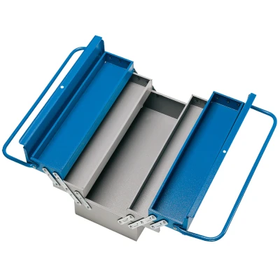 Afbeelding van Unior Gereedschapskist 46cm blauw metaal 5 delig 914/5