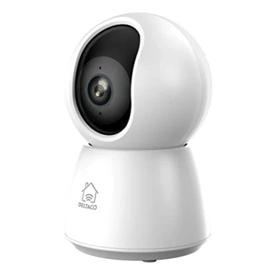 Afbeelding van Deltaco Smart Home Slimme Pan Tilt IP Beveiligingscamera Indoor 1080p Wit