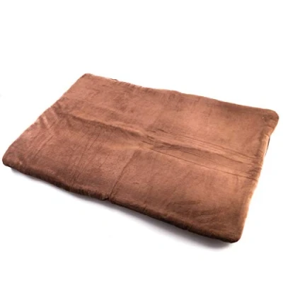 Afbeelding van vitazoo Huisdierenmat in verschillende maten en kleuren, geïsoleerd licht gevoerd, dierendeken voor honden katten, ideaal om mee te nemen nemen, onderkant antislip 100x70 cm, braun