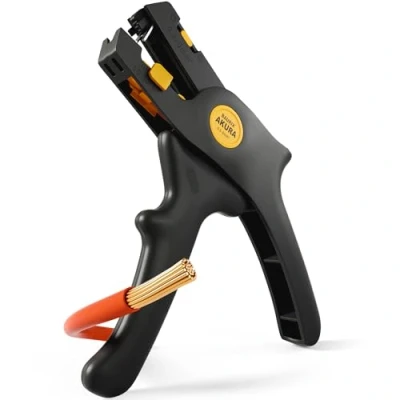 Afbeelding van BAURIX® AKURA® professionele draadstripper [0,5 6 mm²] met zeer nauwkeurige draadmaatinstelling en automatische stripeenheid Elektrisch gereedschap,