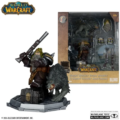 Afbeelding van World of Warcraft Action Figures Dwarf Hunter 15 cm Blizzard McFarlane Toys