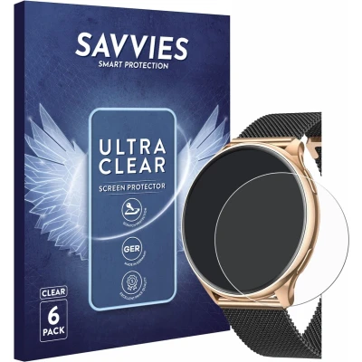 Afbeelding van Savvies Screenprotector voor Banlvs G35 1.32&quot; Folie Beschermfolie transparant (6 Stuks)