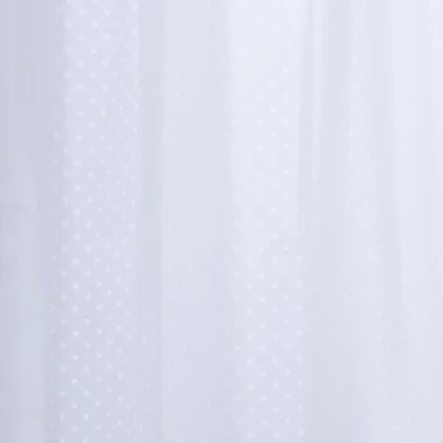 Afbeelding van Differnz Dots Peva douchegordijn 180x200cm wit