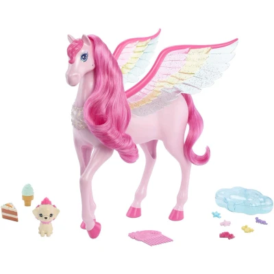 Afbeelding van Barbie A Touch Of Magic Pegasus speelgoed in de kleur Roze