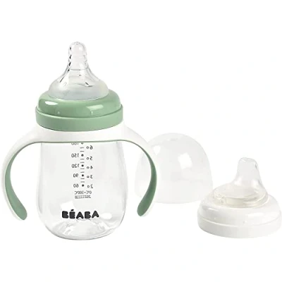 Afbeelding van Béaba Fles 2 in 1 4mnd+ Groen